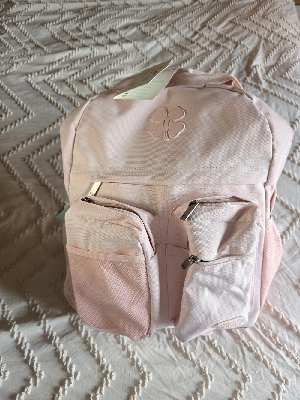 NWT Lucky Brand Light Pink Backpack with Floral Emboss